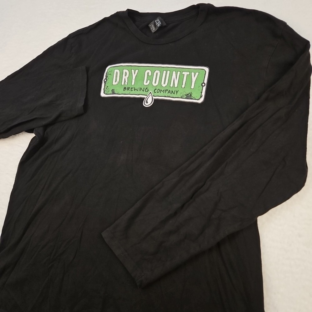 Rare Kennesaw Georgia Dry County Brewing Company Mens XL L/S Shirt Breweriana